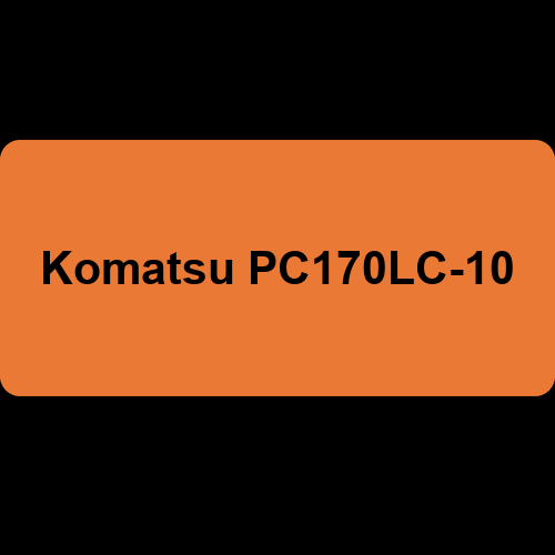 Komatsu PC170LC-10